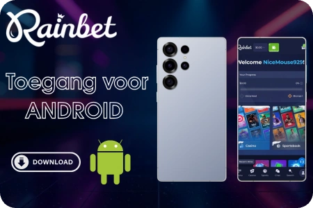 installeren op Android rainbet app download