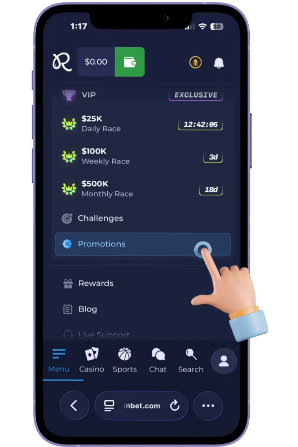 Official Website Menu