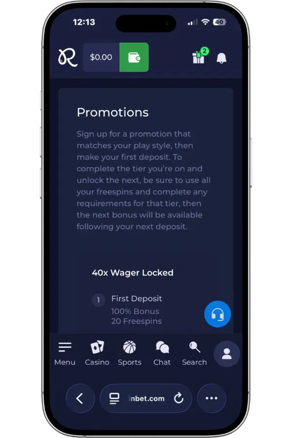 Officiële website-promoties